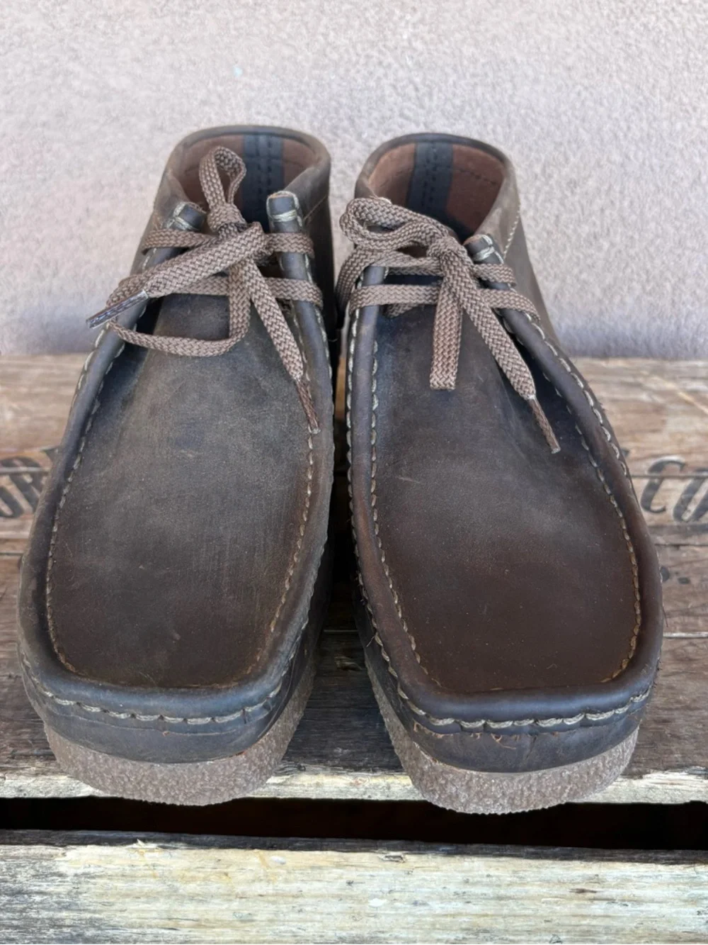 Clark’s Men’s Shacre Chukka Boot In Beeswax Brown